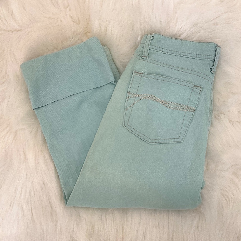 Tommy Hilfiger Turquoise Vintage Jean Capri Pants